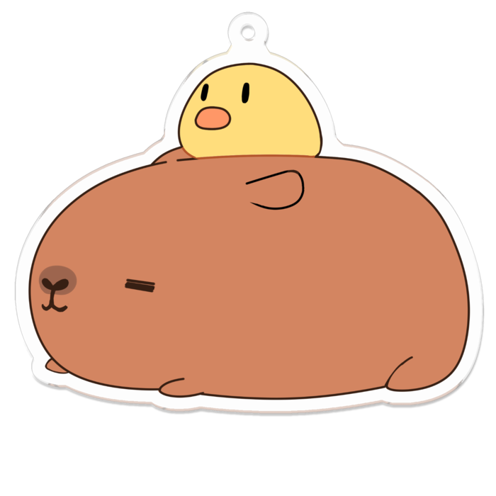 アクリルキーホルダー - 70 x 70 (mm)