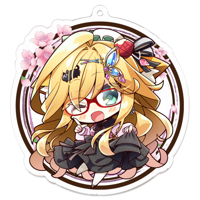 アクリルキーホルダー - 70 x 70 (mm)
