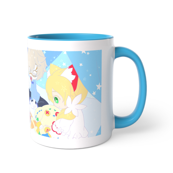 ツートンカラーマグカップ - 直径 8.2cm / 高さ 9.5cm