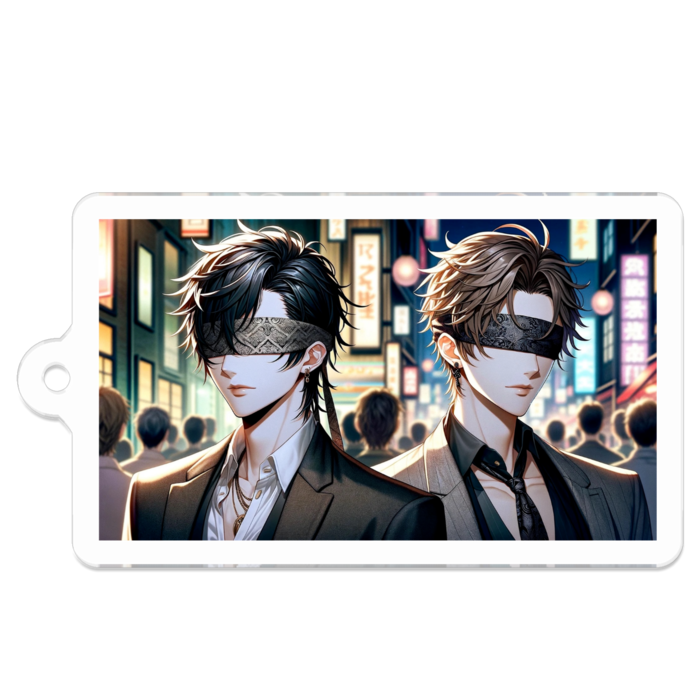 アクリルキーホルダー - 50 x 50 (mm)