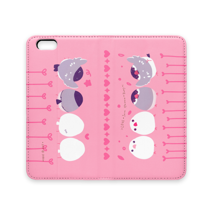 手帳型iPhoneケース（ベルトなし） - iPhone 6 Plus / 6s Plus - ストラップ穴 なし