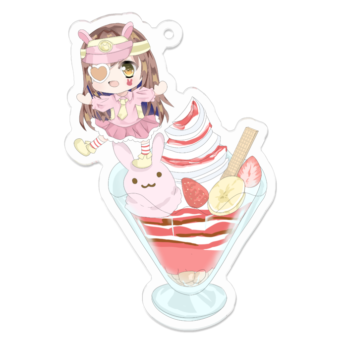 アクリルキーホルダー - 70 x 70 (mm)