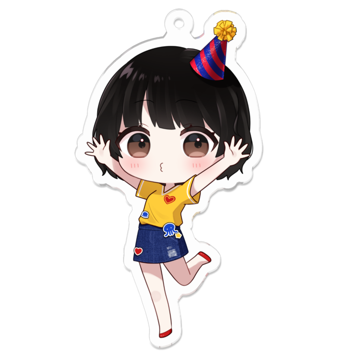 アクリルキーホルダー - 70 x 70 (mm)