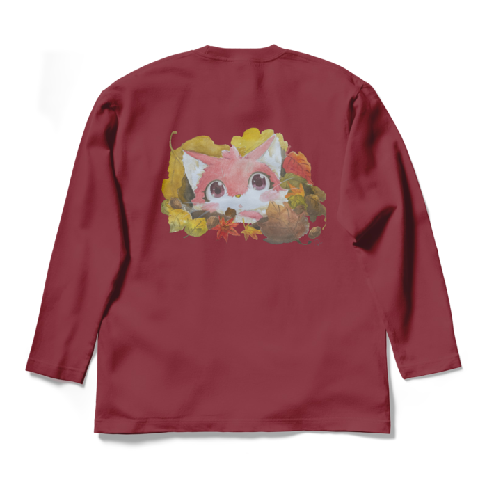 ロングスリーブTシャツ - L - バーガンディ(1)