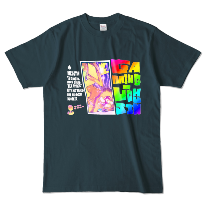 カラーTシャツ - L - デニム (濃色)
