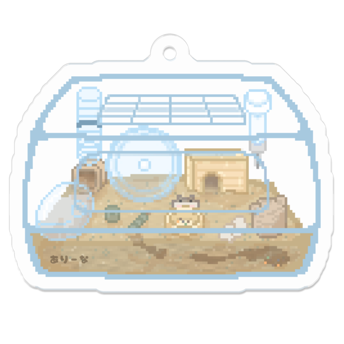 アクリルキーホルダー - 50 x 50 (mm)