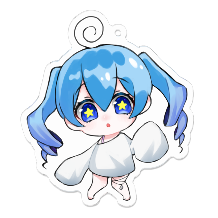 アクリルキーホルダー - 70 x 70 (mm)