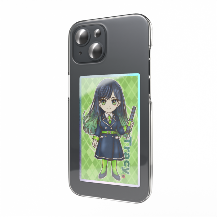 オーロラスマホステッカー - 縦