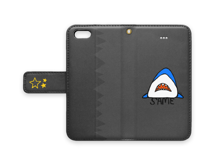 手帳型iPhoneケース - iPhone 5 / 5s / SE - ストラップ穴 あり