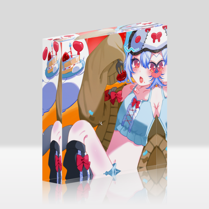 アクリルブロック - 100 × 100mm