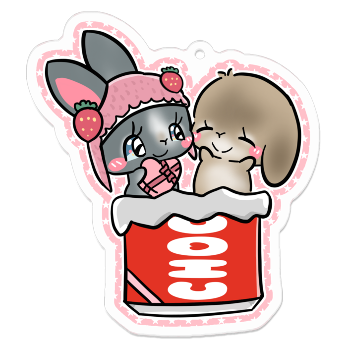 アクリルキーホルダー - 70 x 70 (mm)