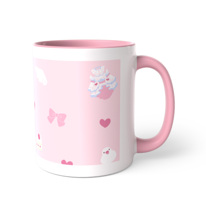 ツートンカラーマグカップ - 直径 8.2cm / 高さ 9.5cm