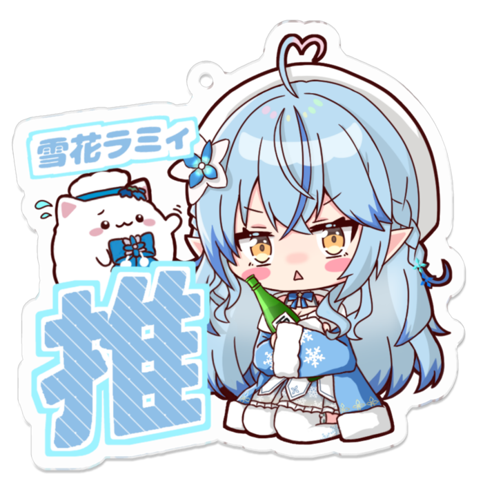 アクリルキーホルダー - 70 x 70 (mm)