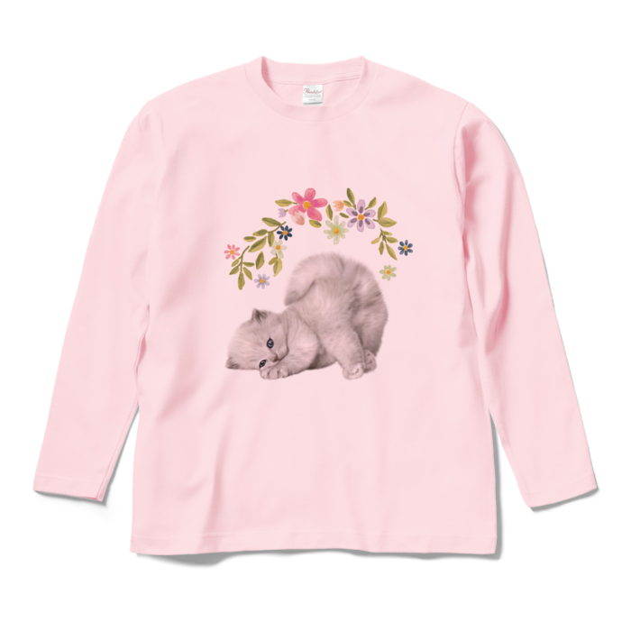 ロングスリーブTシャツ - M - ライトピンク