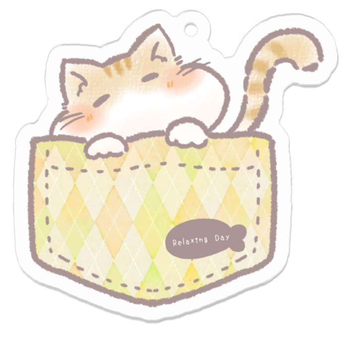 アクリルキーホルダー - 50 x 50 (mm)