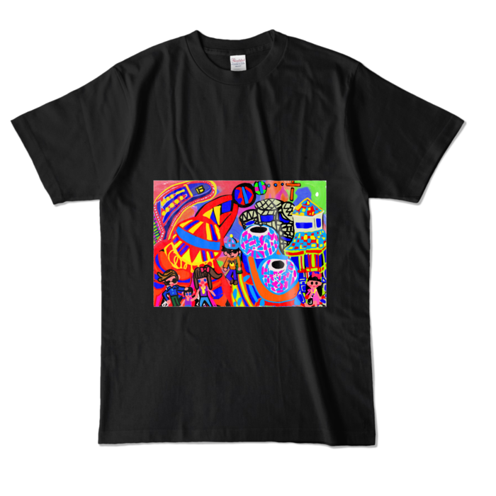 カラーTシャツ - L - ブラック (濃色)