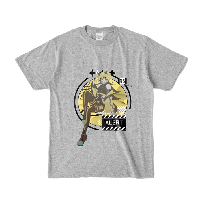 カラーTシャツ - S - 杢グレー (濃色)