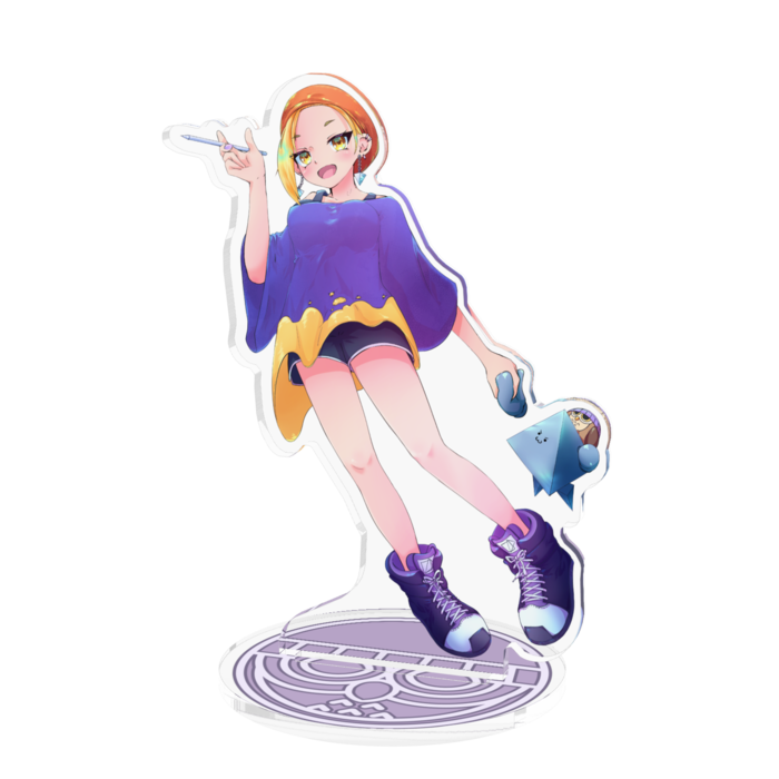 綿白しくキービジュアルアクリルフィギュア - 100mm