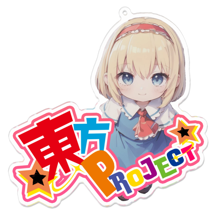 アクリルキーホルダー - 100 x 100 (mm)