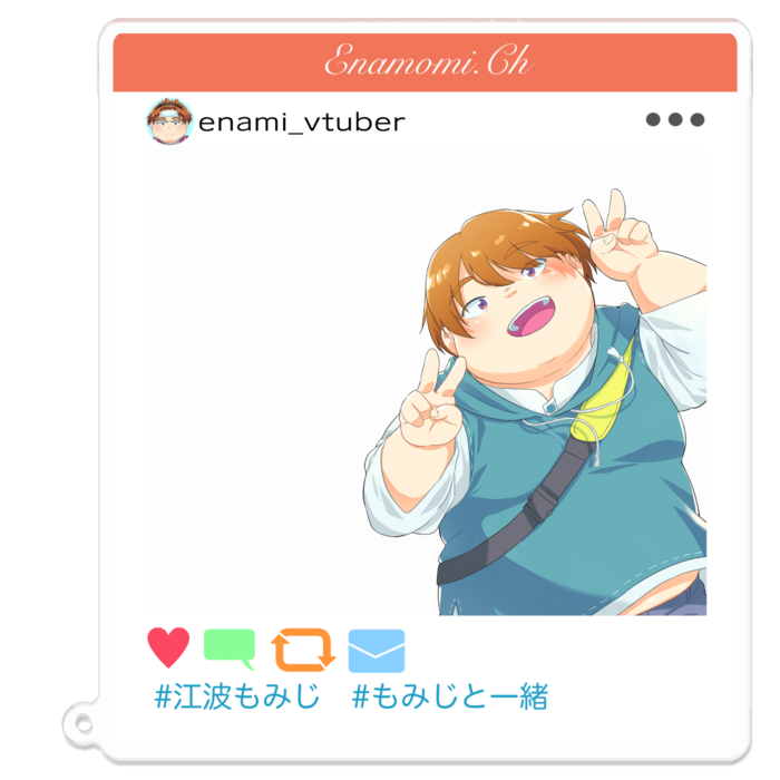 アクリルキーホルダー - 100 x 100 (mm)