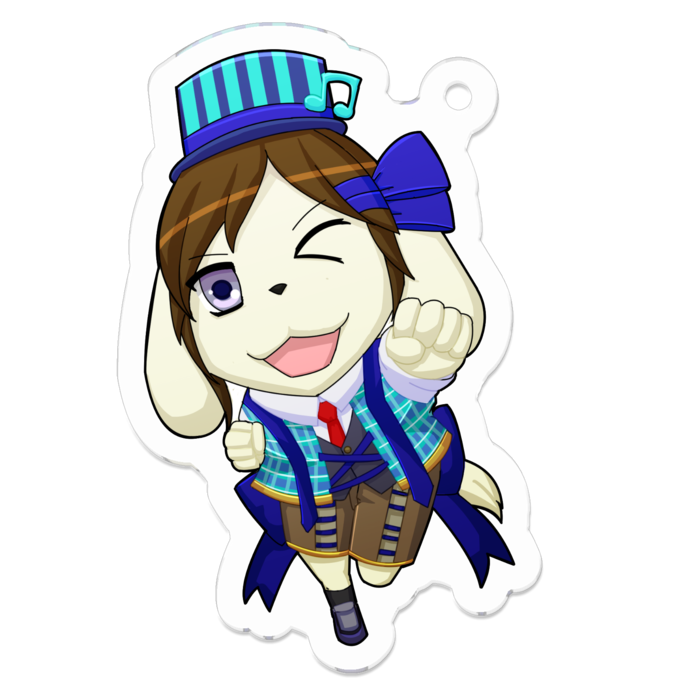 アクリルキーホルダー - 50 x 50 (mm)