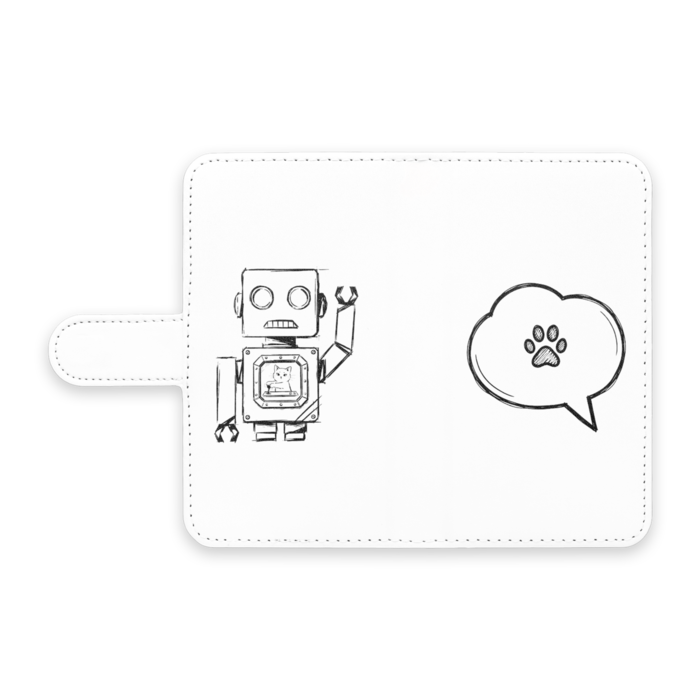 手帳型Androidケース - S - ストラップ穴 なし