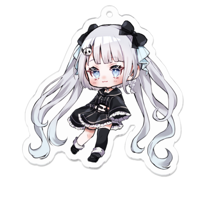 アクリルキーホルダー（コーティング） - 70 x 70 (mm)