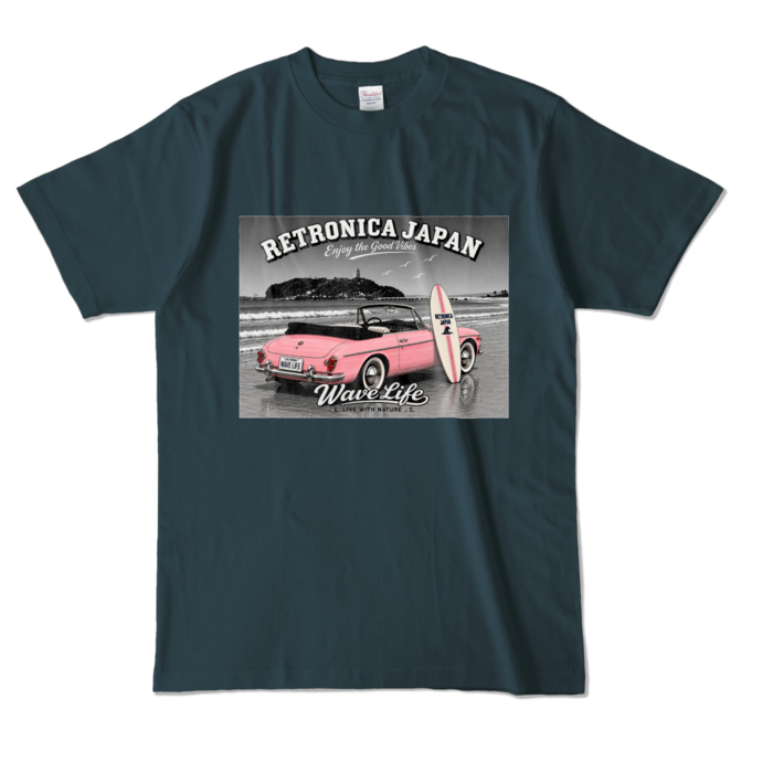 カラーTシャツ - L - デニム (濃色)