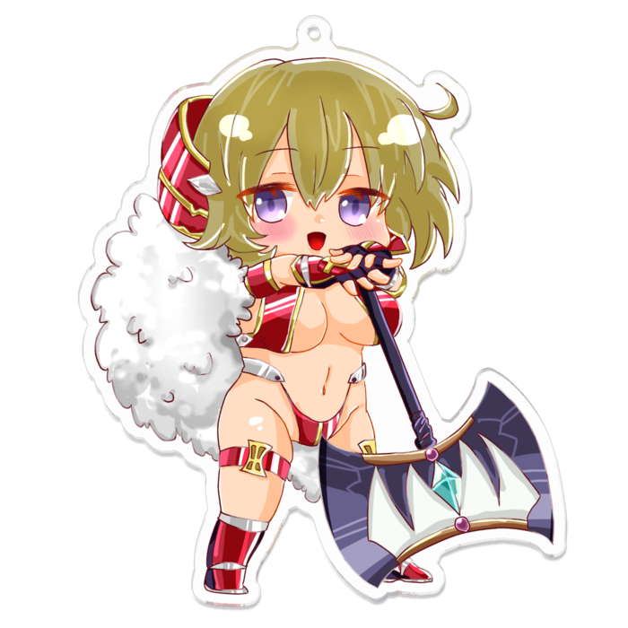 アクリルキーホルダー - 100 x 100 (mm)
