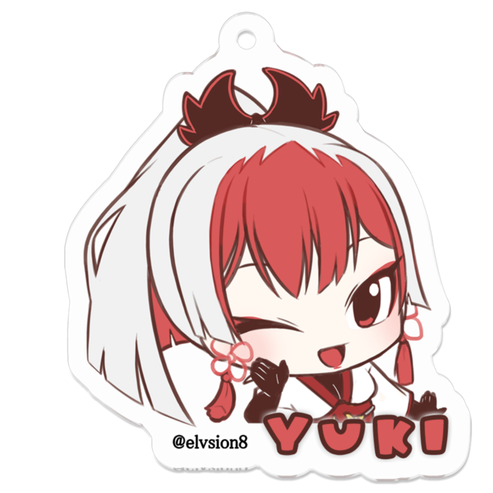 アクリルキーホルダー - 50 x 50 (mm)