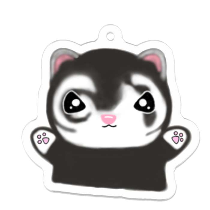 アクリルキーホルダー - 50 x 50 (mm)