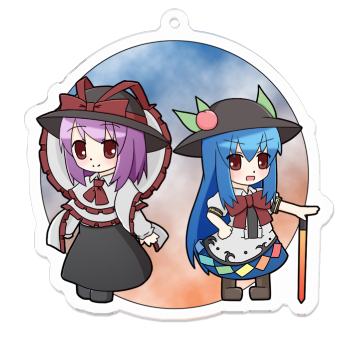アクリルキーホルダー - 70 x 70 (mm)