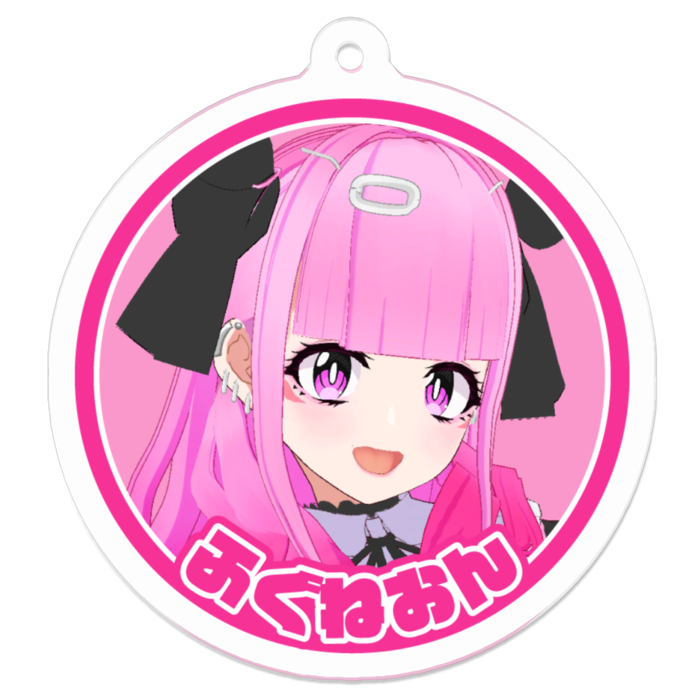 アクリルキーホルダー - 50 x 50 (mm)