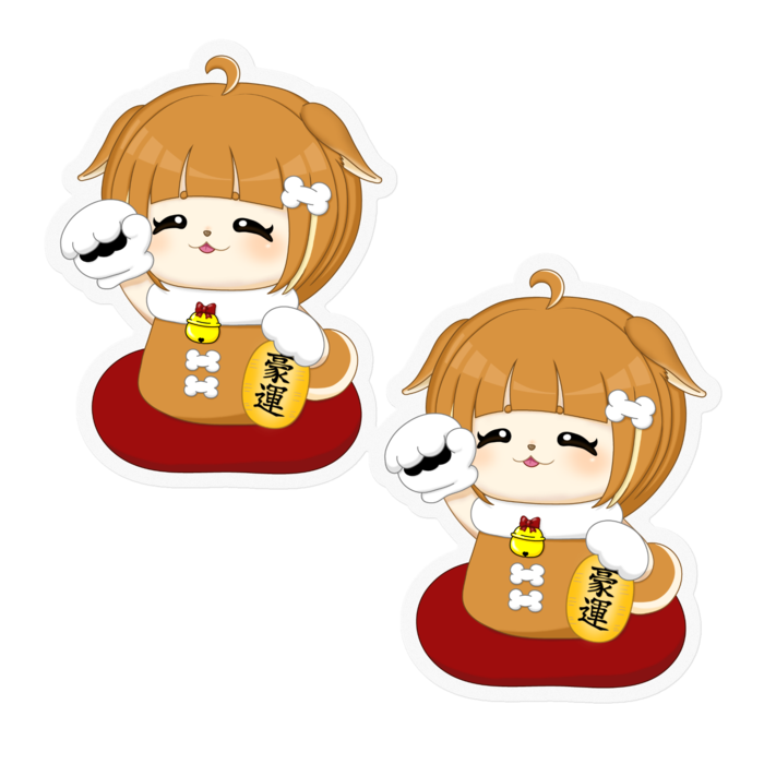 ステッカー（クリア） - 100 x 100 (mm)(1)