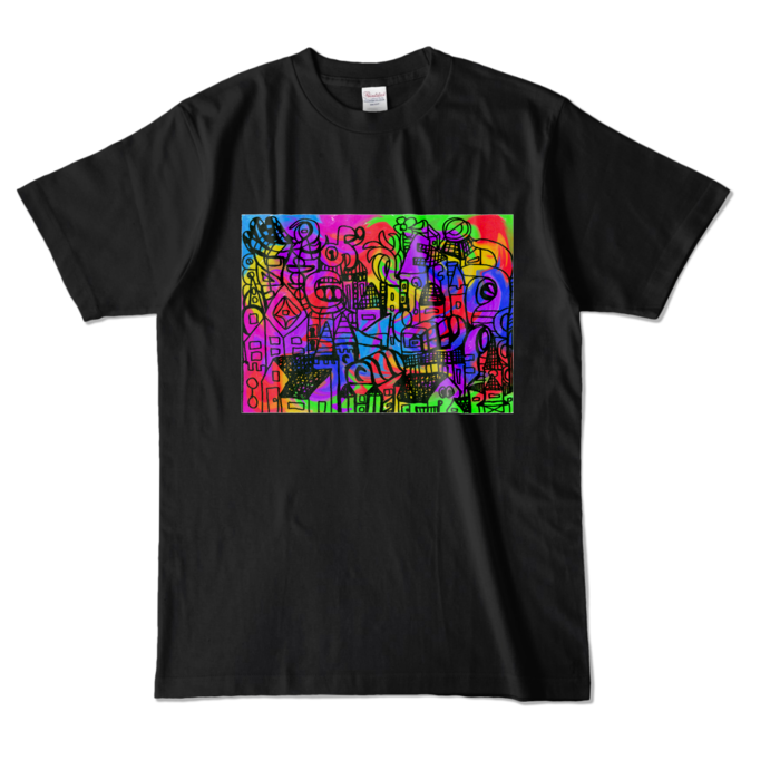 カラーTシャツ - L - ブラック (濃色)