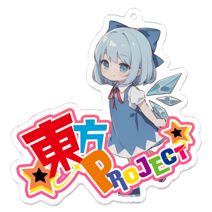 アクリルキーホルダー - 70 x 70 (mm)