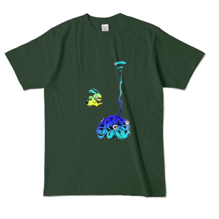 カラーTシャツ - L - フォレスト (濃色)(1)