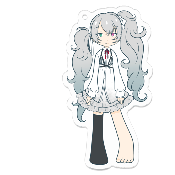 アクリルキーホルダー（コーティング） - 70 x 70 (mm)