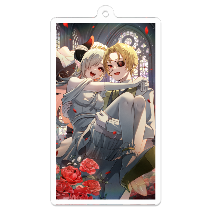 アクリルキーホルダー - 70 x 70 (mm)