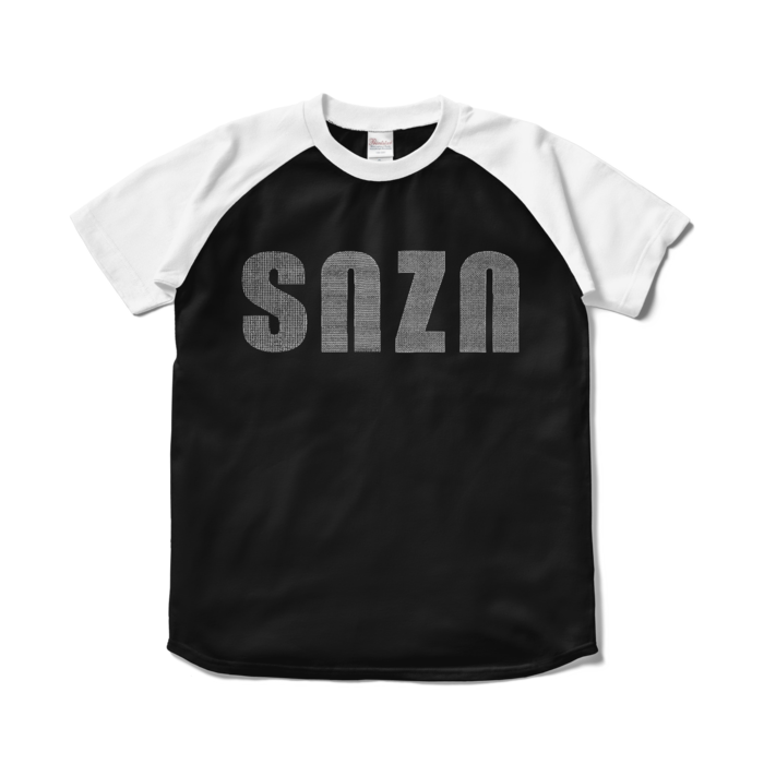 ラグランTシャツ - S - ブラック×ホワイト