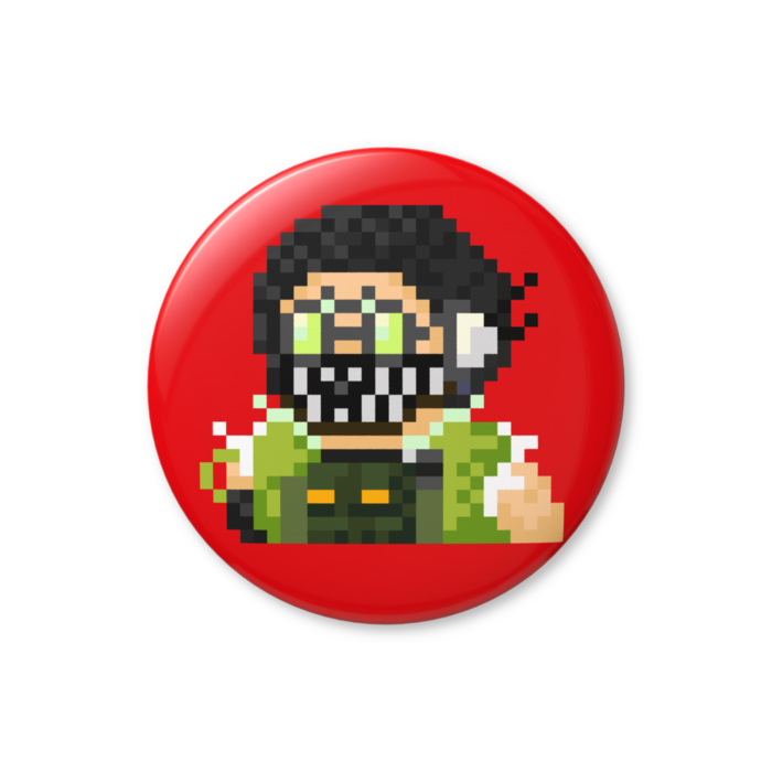 オクタン　Apex Legends　缶バッジ（バリュー） - 76mm