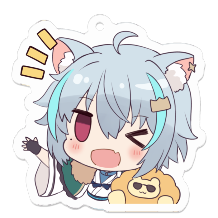 アクリルキーホルダー - 50 x 50 (mm)
