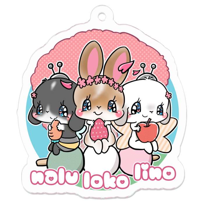 アクリルキーホルダー - 50 x 50 (mm)