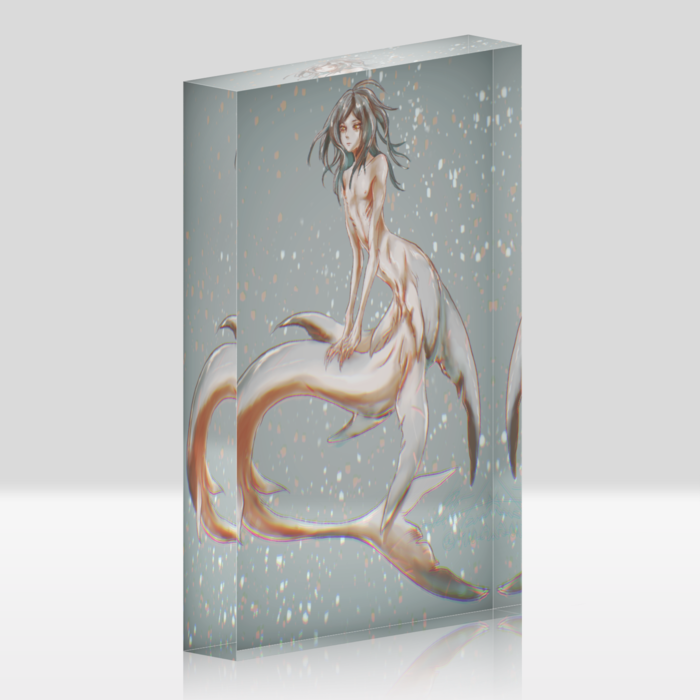 アクリルブロック - 100x148mm(クリア)