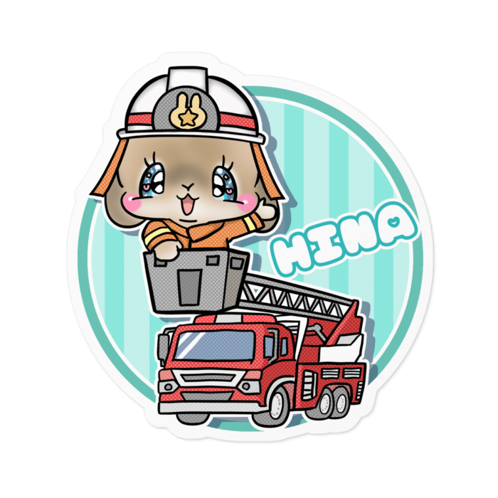 ステッカー - 100 x 100 (mm)
