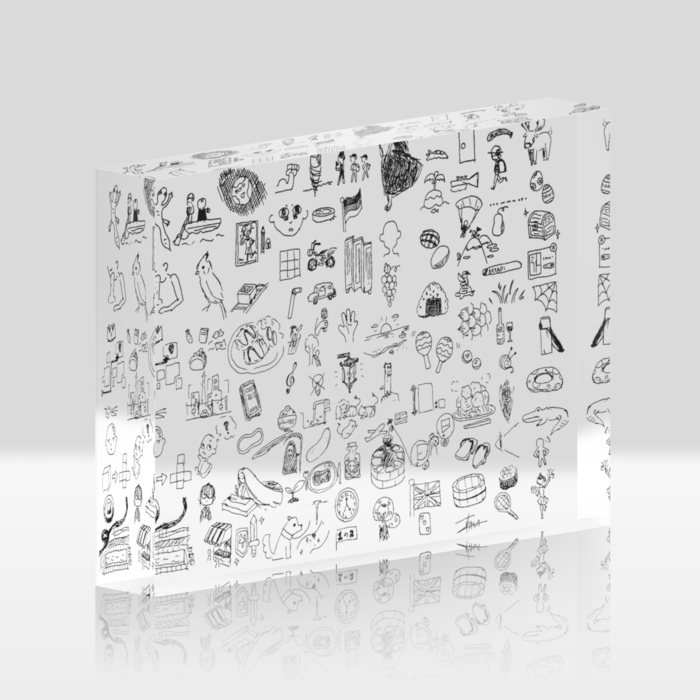 アクリルブロック - 148x100mm