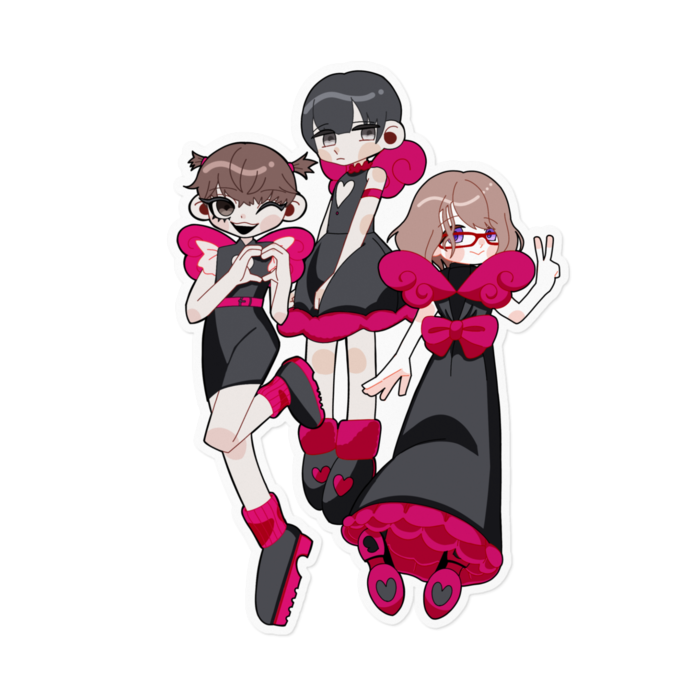 ステッカー - 160 x 160 (mm)