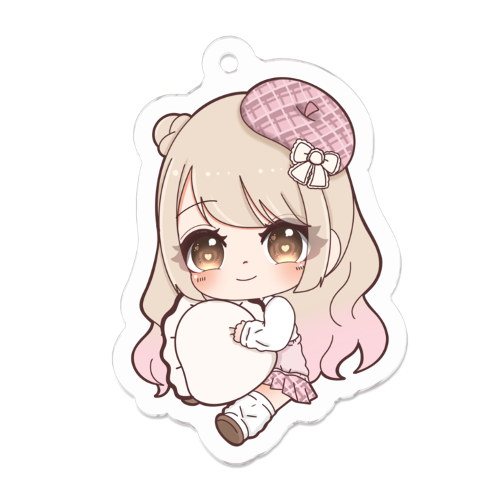 アクリルキーホルダー - 50 x 50 (mm)