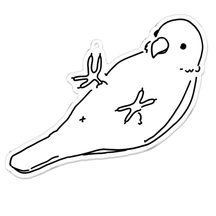 アクリルキーホルダー（コーティング） - 100 x 100 (mm)