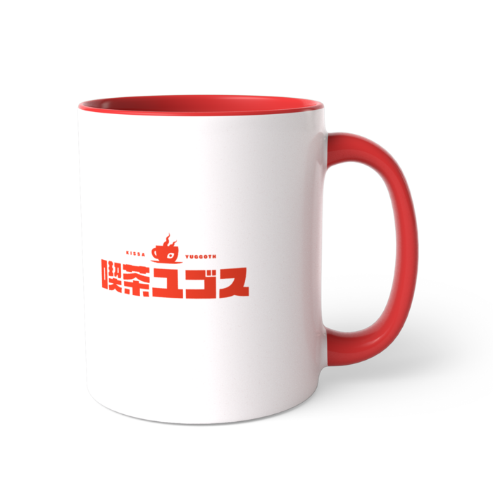【赤】ツートンカラーマグカップ 